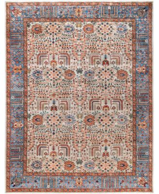 Adorn Hand Woven Rugs Serapi M0103 116 Rug Collection In Gray