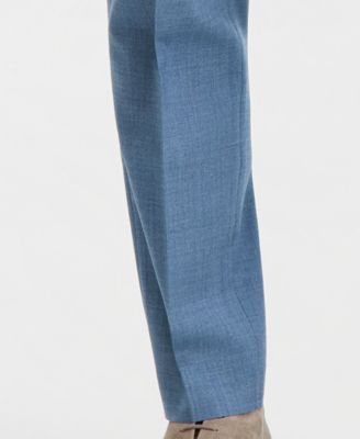 Men's Modern-Fit Solid Suit Separate Pants