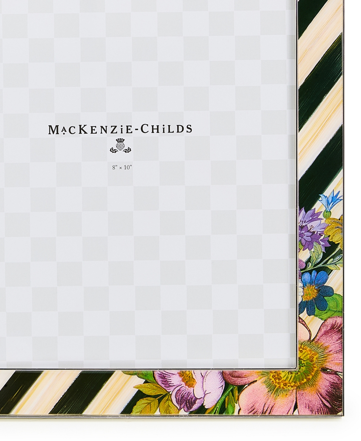 Mackenzie-childs Flower Market Silver Plated Frame, 8" X 10" In Multi