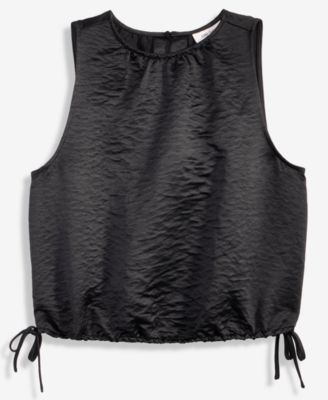 Women's Sleeveless Bubble Hem Top, Macy's Exclusive