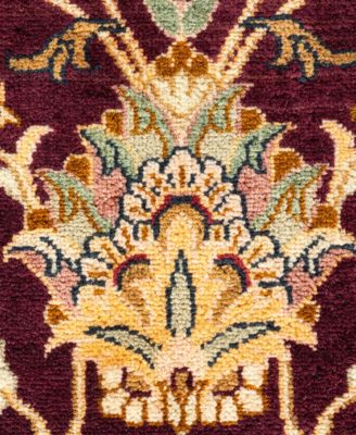Adorn Hand Woven Rugs Mogul M1090 Rug Collection In Red