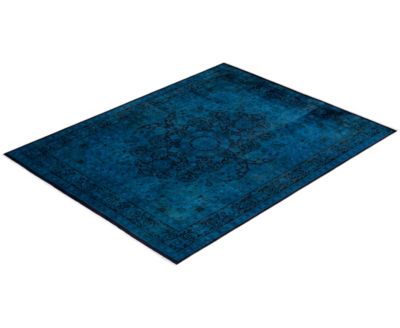 Adorn Hand Woven Rugs Fine Vibrance M1362 Rug Collection In Blue