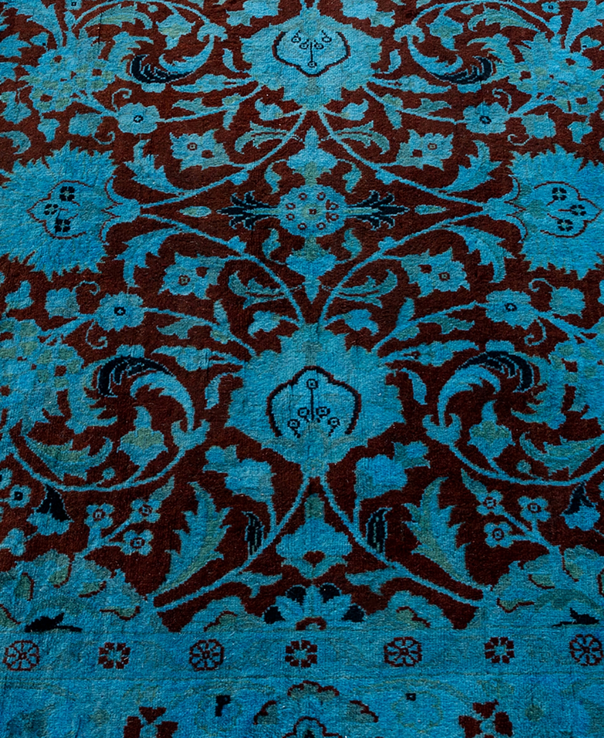 Adorn Hand Woven Rugs Fine Vibrance M1444 4'1"x6'1" Area Rug In Blue