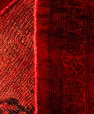 Adorn Hand Woven Rugs Fine Vibrance M1205 Rug Collection In Red