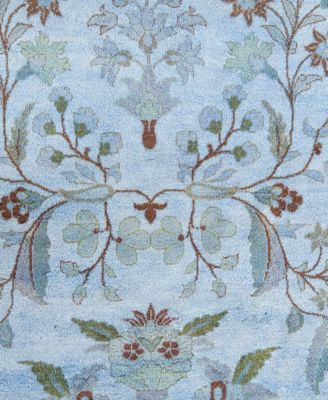 Adorn Hand Woven Rugs Fine Vibrance M1386 Rug Collection In Gray
