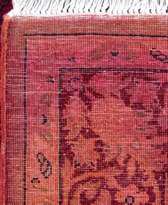 Adorn Hand Woven Rugs Fine Vibrance M1380 Rug Collection In Red