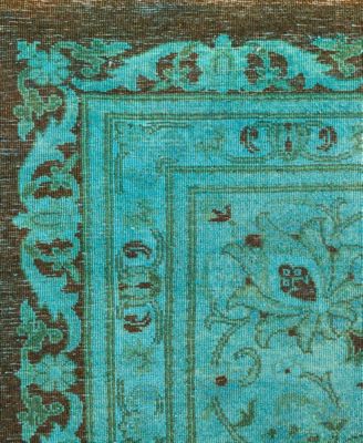Adorn Hand Woven Rugs Fine Vibrance M1436 Rug Collection In Blue