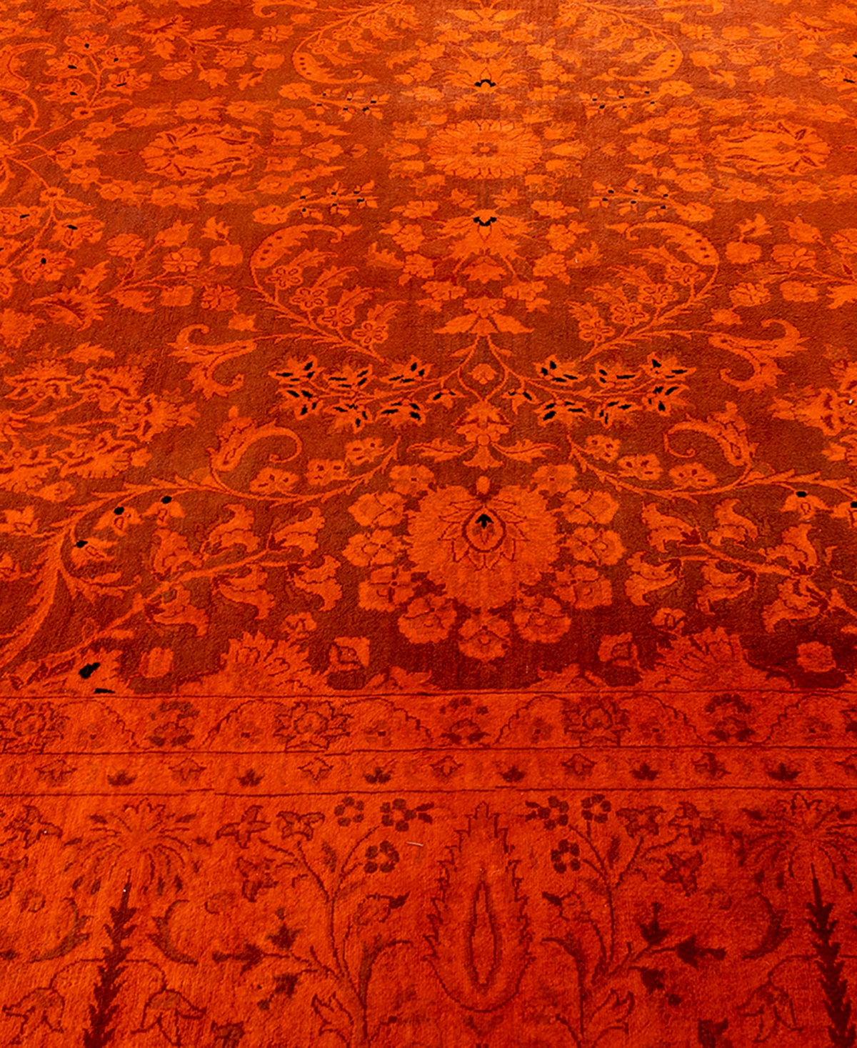 Adorn Hand Woven Rugs Fine Vibrance M1473 8'2"x10'5" Area Rug In Orange