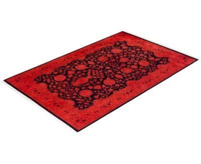Adorn Hand Woven Rugs Fine Vibrance M1411 Rug Collection In Orange