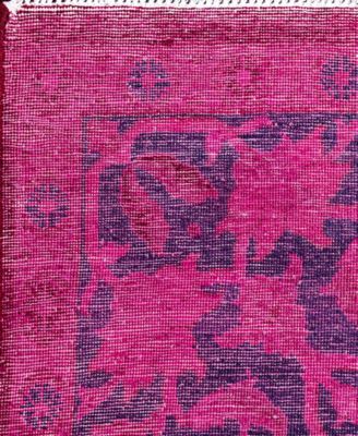 Adorn Hand Woven Rugs Fine Vibrance M1273 Rug Collection In Pink