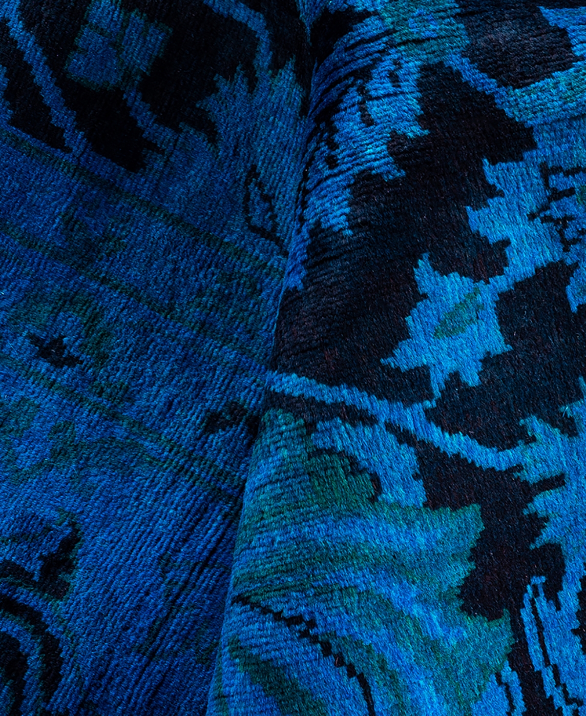 Adorn Hand Woven Rugs Fine Vibrance M1344 8'2"x10'4" Area Rug In Blue