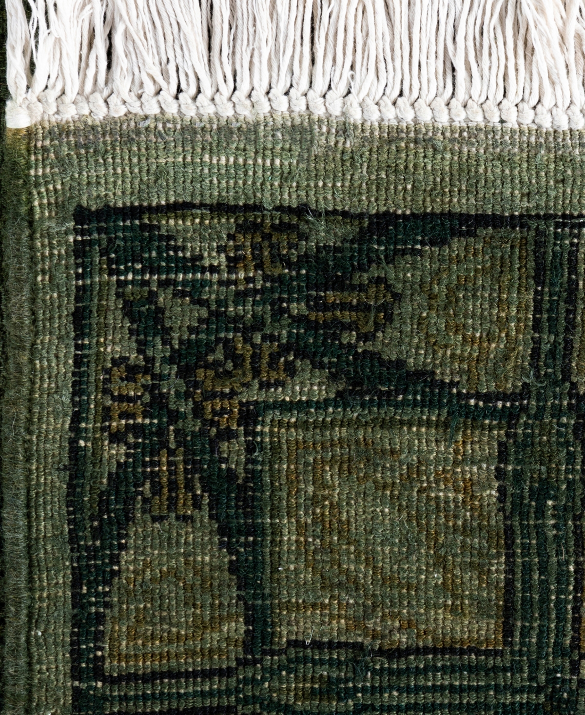 Adorn Hand Woven Rugs Fine Vibrance M982 6'2"x9' Area Rug In Green