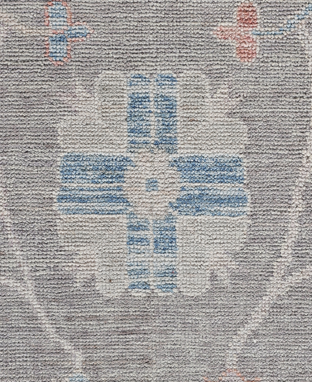 Adorn Hand Woven Rugs Colorful Oushak M0103-33 9'9"x13'5" Area Rug In Gray