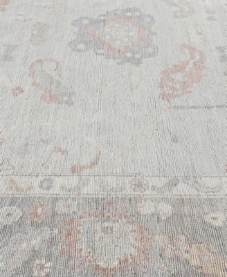 Adorn Hand Woven Rugs Colorful Oushak M0103 52 Rug Collection In Gray