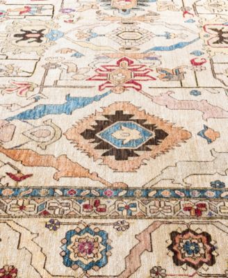 Adorn Hand Woven Rugs Serapi M0103 72 Rug Collection In White