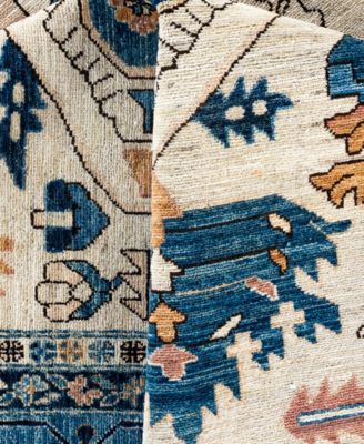 Adorn Hand Woven Rugs Serapi M0103 100 Rug Collection In White