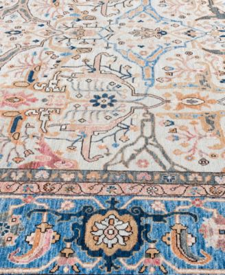 Adorn Hand Woven Rugs Serapi M0103 114 Rug Collection In White