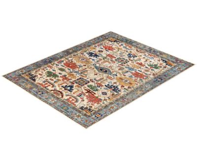 Adorn Hand Woven Rugs Serapi M0103 125 Rug Collection In White