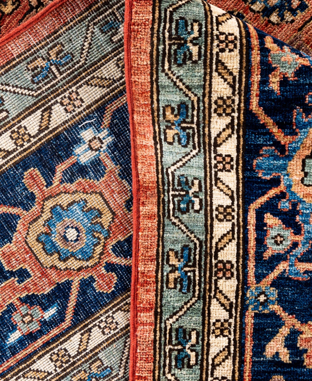 Adorn Hand Woven Rugs Serapi M0103-127 9'x11'9" Area Rug In Orange
