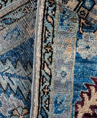 Adorn Hand Woven Rugs Serapi M0103 132 Rug Collection In Gray
