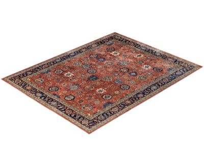Adorn Hand Woven Rugs Serapi M0103 135 Rug Collection In Red
