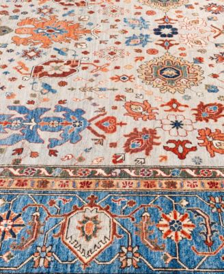 Adorn Hand Woven Rugs Serapi M0103 139 Rug Collection In Gray