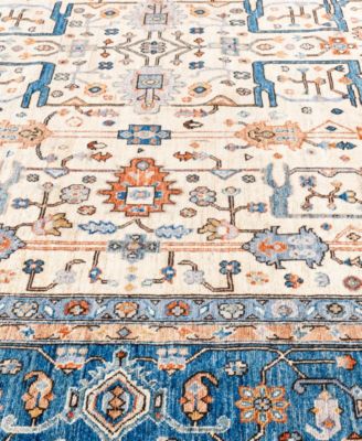 Adorn Hand Woven Rugs Serapi M0103 154 Rug Collection In White