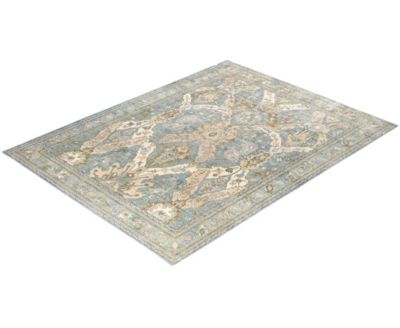 Adorn Hand Woven Rugs Serapi M0103 155 Rug Collection In Gray