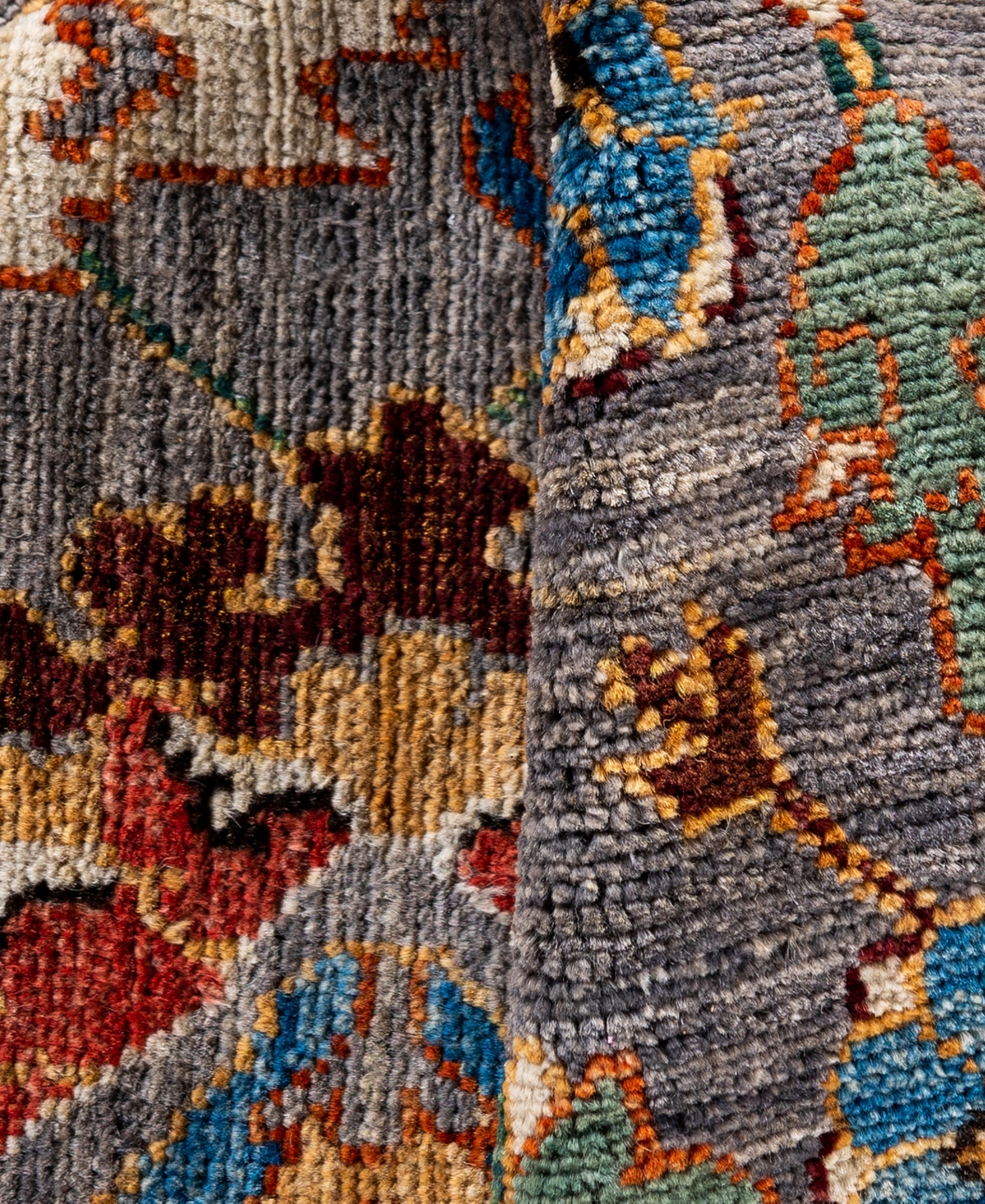 Adorn Hand Woven Rugs Serapi M0103-212 8'1"x10'3" Area Rug In Gray