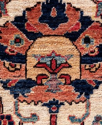 Adorn Hand Woven Rugs Serapi M0103 226 Rug Collection In White