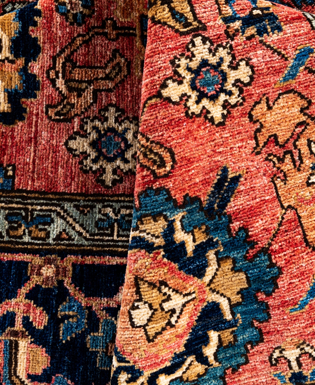 Adorn Hand Woven Rugs Serapi M0103-232 8'2"x10' Area Rug In Pink