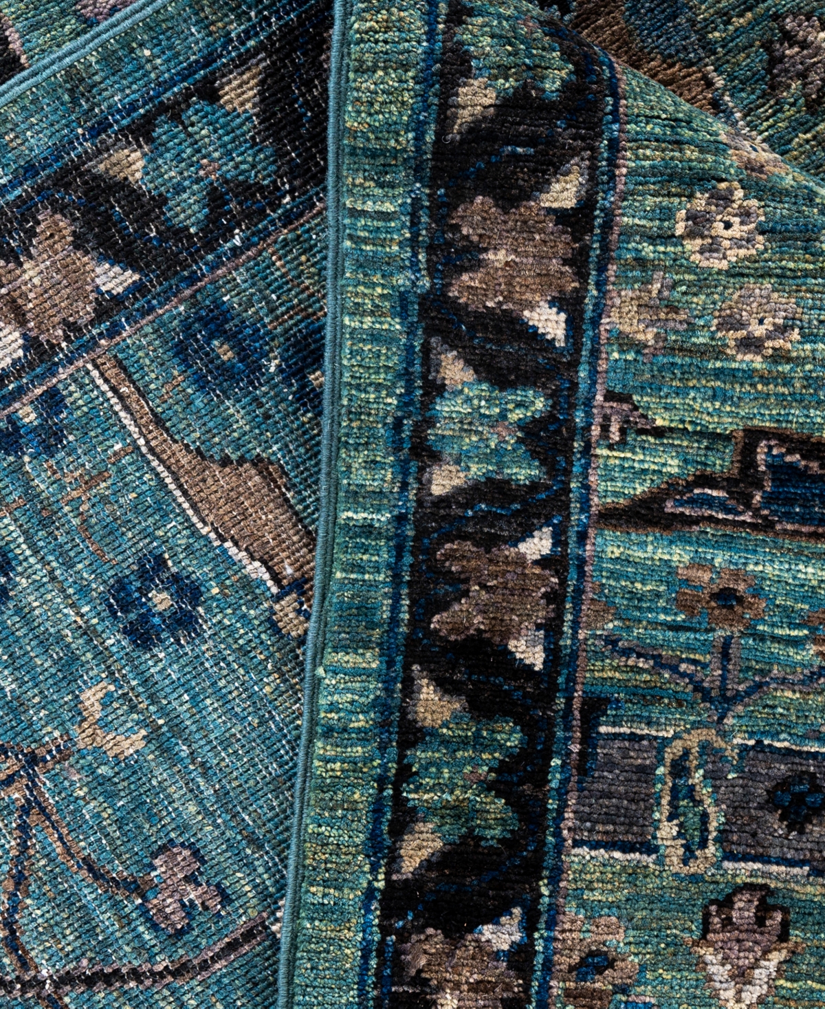 Adorn Hand Woven Rugs Serapi M0103-251 8'3"x9'9" Area Rug In Green