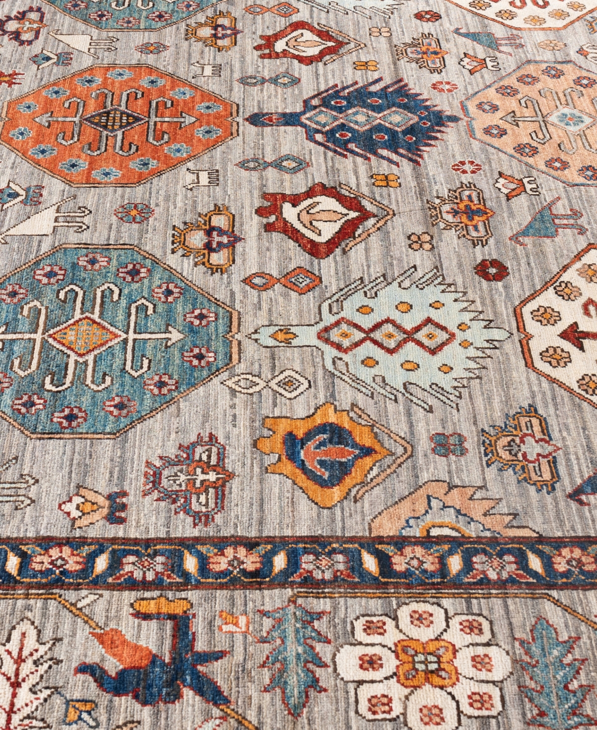Adorn Hand Woven Rugs Serapi M0103-253 8'x10' Area Rug In Brown