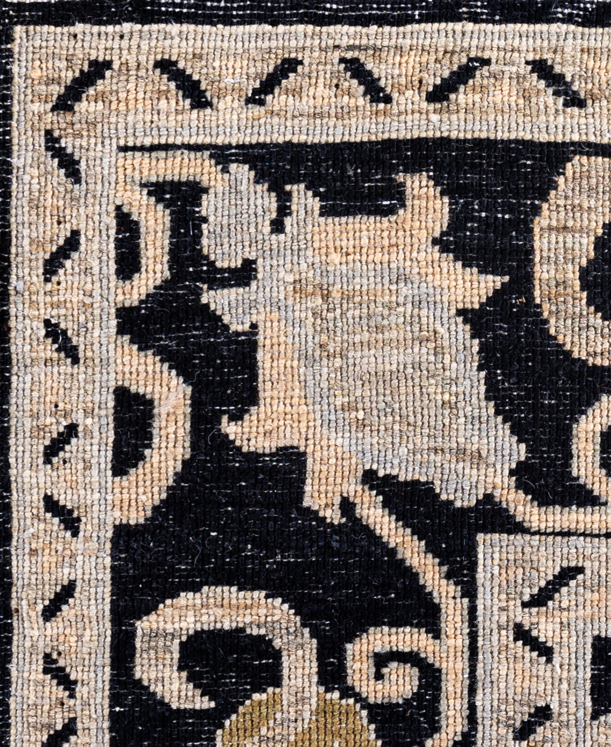 Adorn Hand Woven Rugs Serapi M0103-258 7'11"x9'9" Area Rug In Black