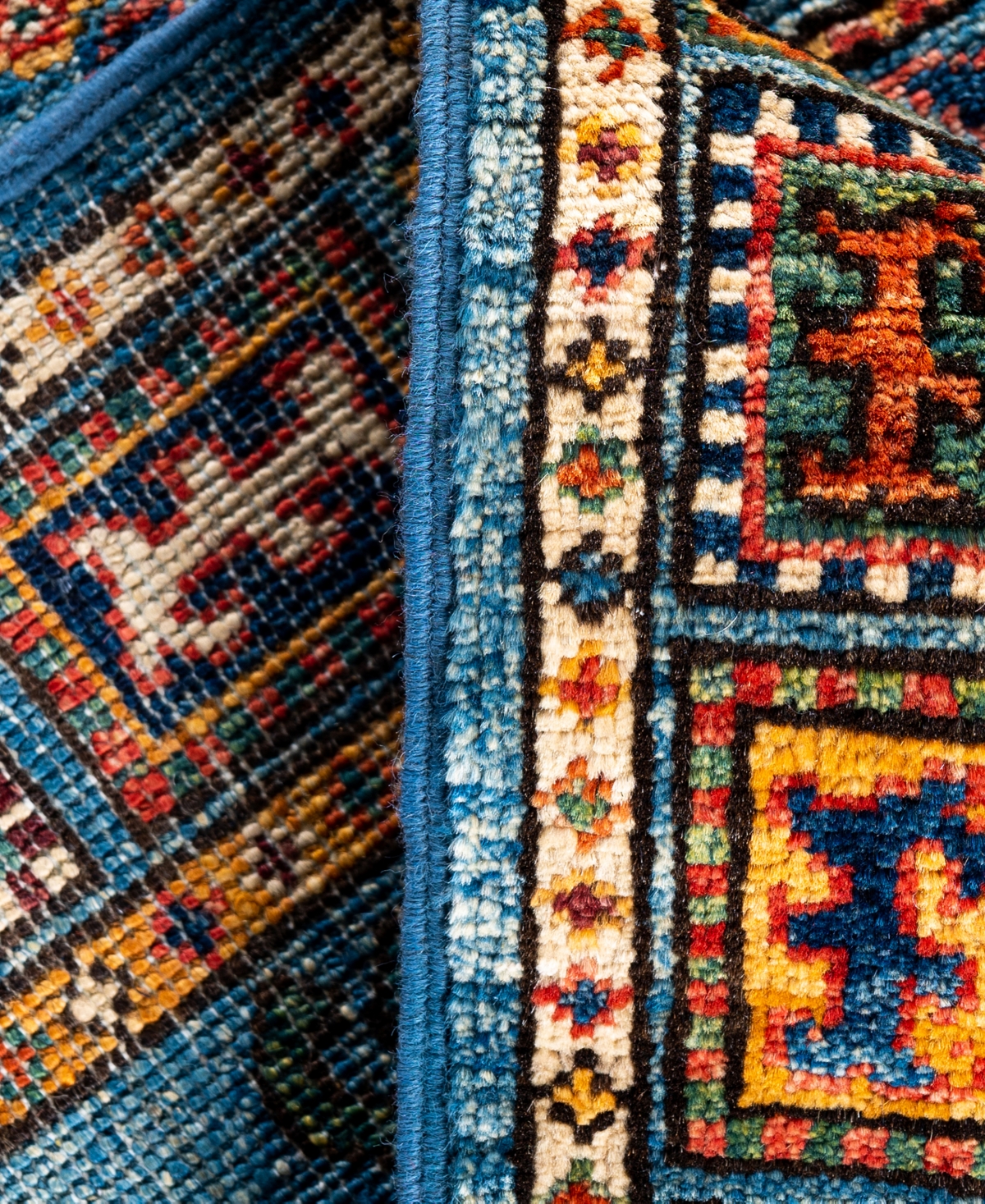 Adorn Hand Woven Rugs Serapi M0103-296 4'x5'11" Area Rug In Blue