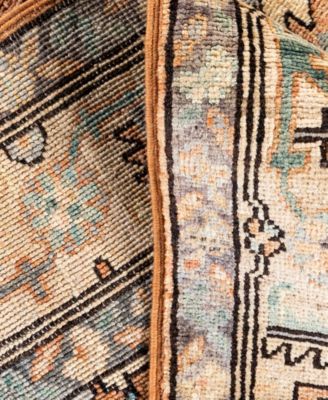 Adorn Hand Woven Rugs Serapi M0103 311 Rug Collection In Orange