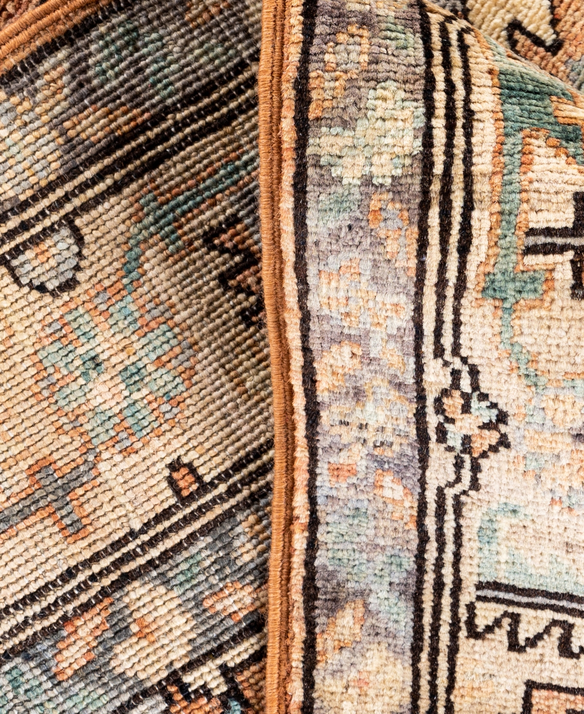 Adorn Hand Woven Rugs Serapi M0103-311 4'2"x5'10" Area Rug In Orange