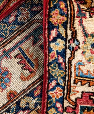 Adorn Hand Woven Rugs Serapi M0103 331 Rug Collection In Red