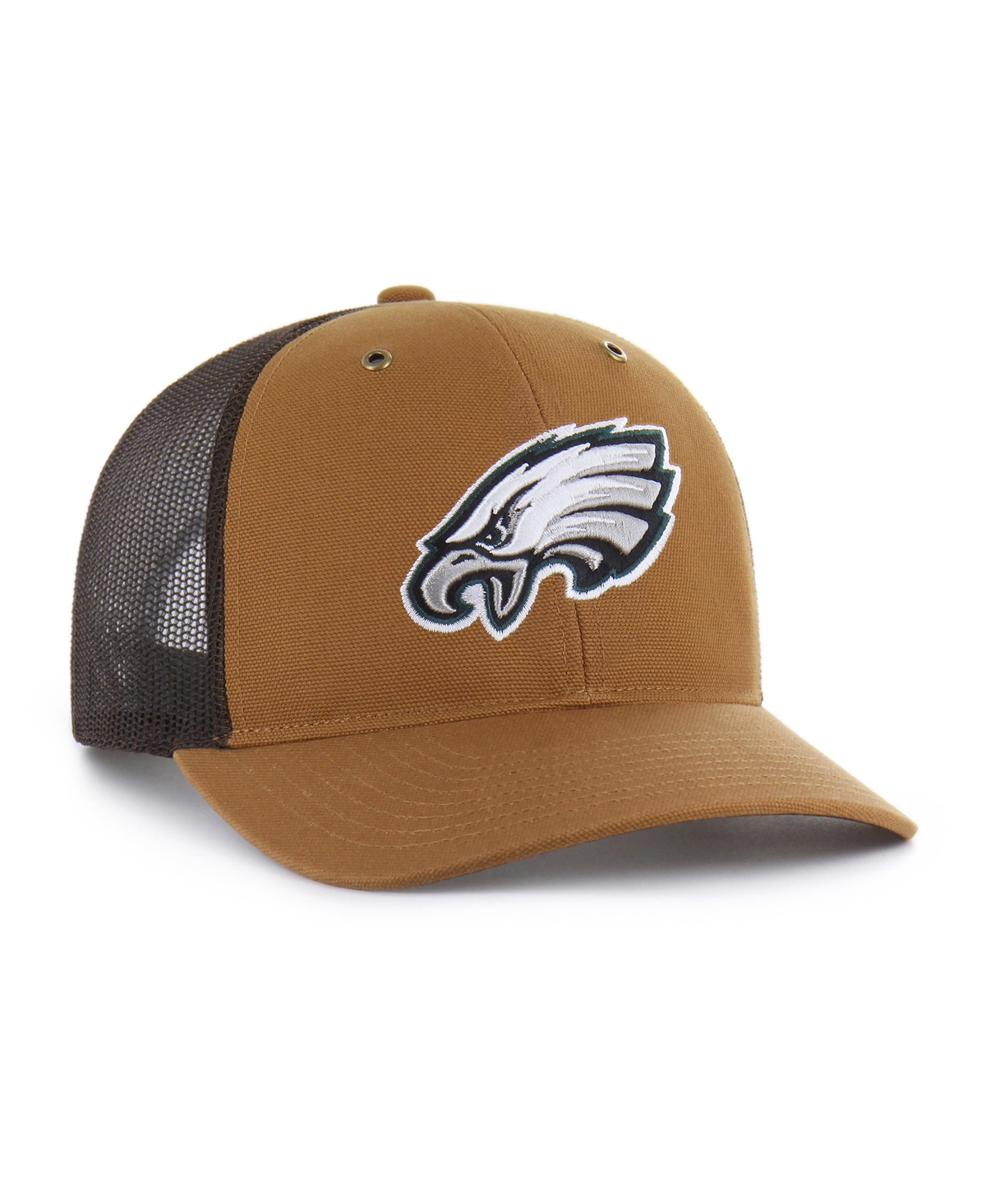 '47 Brand x Carhartt Men's Brown Philadelphia Eagles Trucker Adjustable Hat
