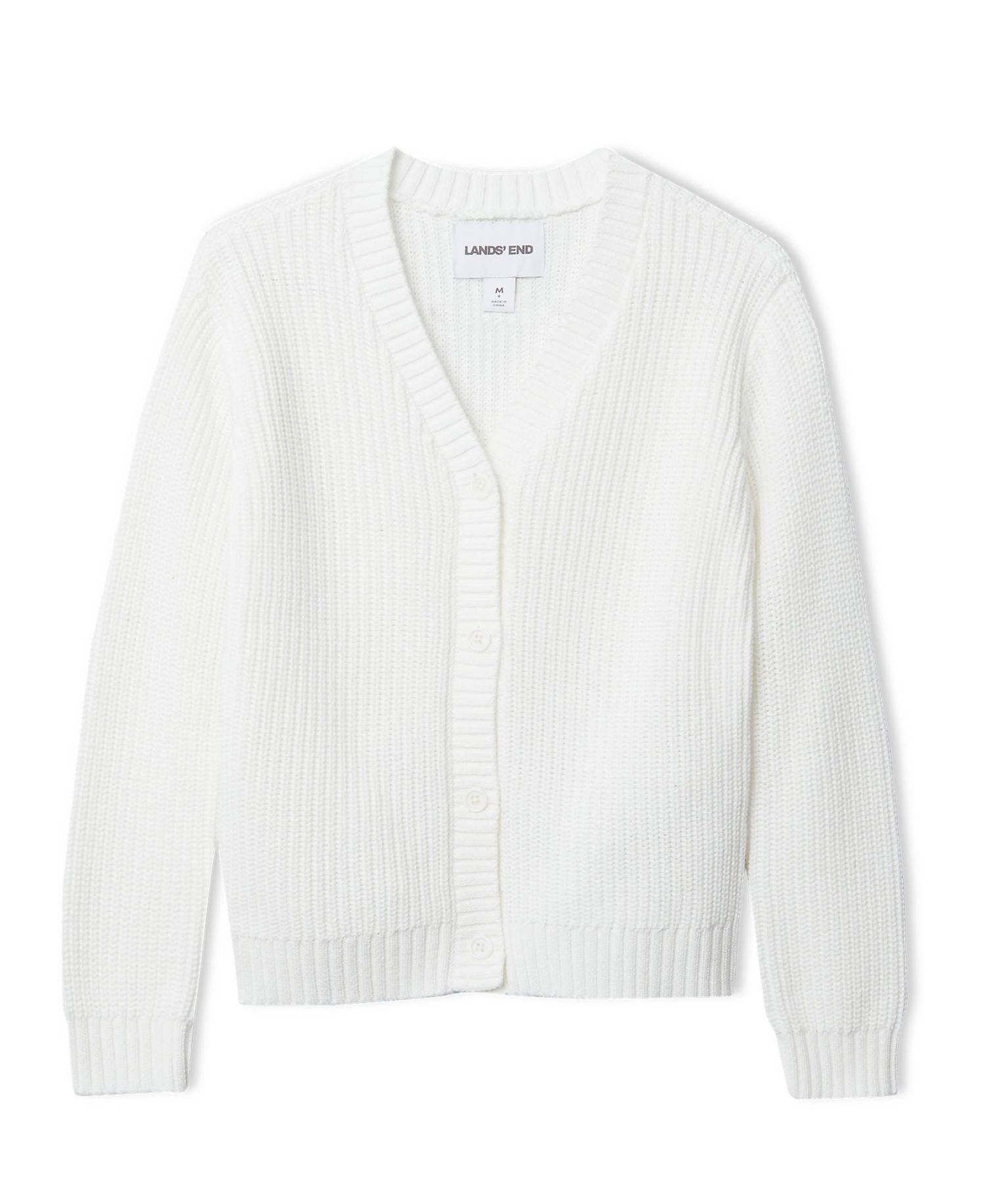 Girls Button Front Knit Cardigan