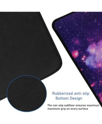 Large Extended Gaming Mouse Pad with Stitched Edges, (31.5X15.7In) Durable Non-Slip Natural Rubber Base, Waterproof Mat for Gamer/Desktop/Office