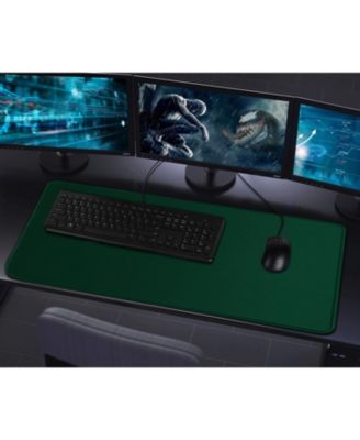 Large Extended Gaming Mouse Pad with Stitched Edges, (31.5X15.7In) Durable Non-Slip Natural Rubber Base, Waterproof Mat for Gamer/Desktop/Office