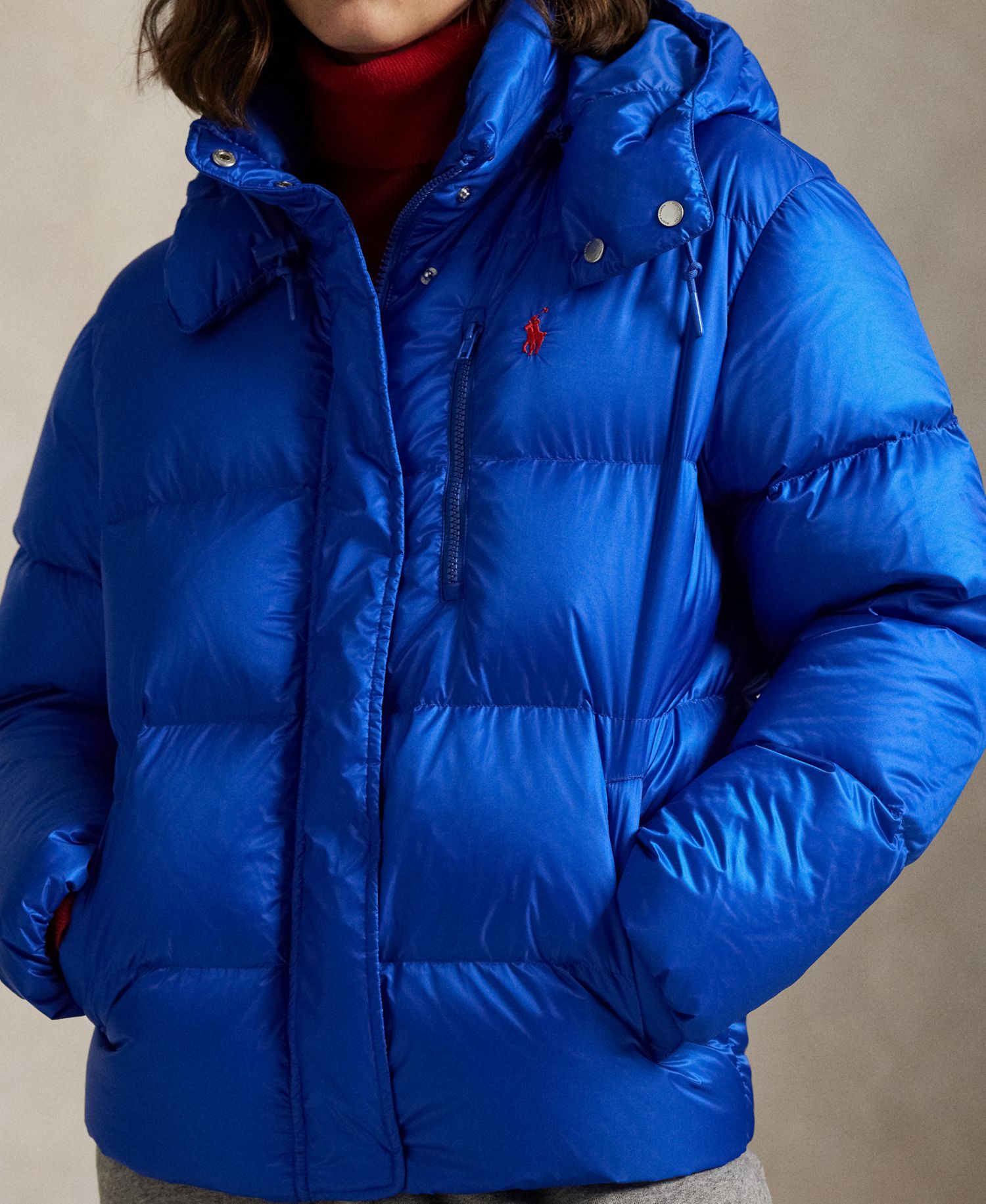 Women's Water-Resistant Long-Sleeve Quilt Jacket