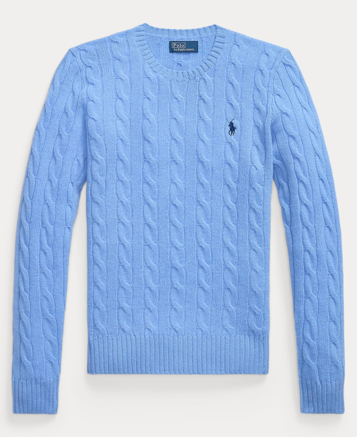 Polo Ralph Lauren Women's Cable Wool-cashmere Crewneck Sweater In Neutral