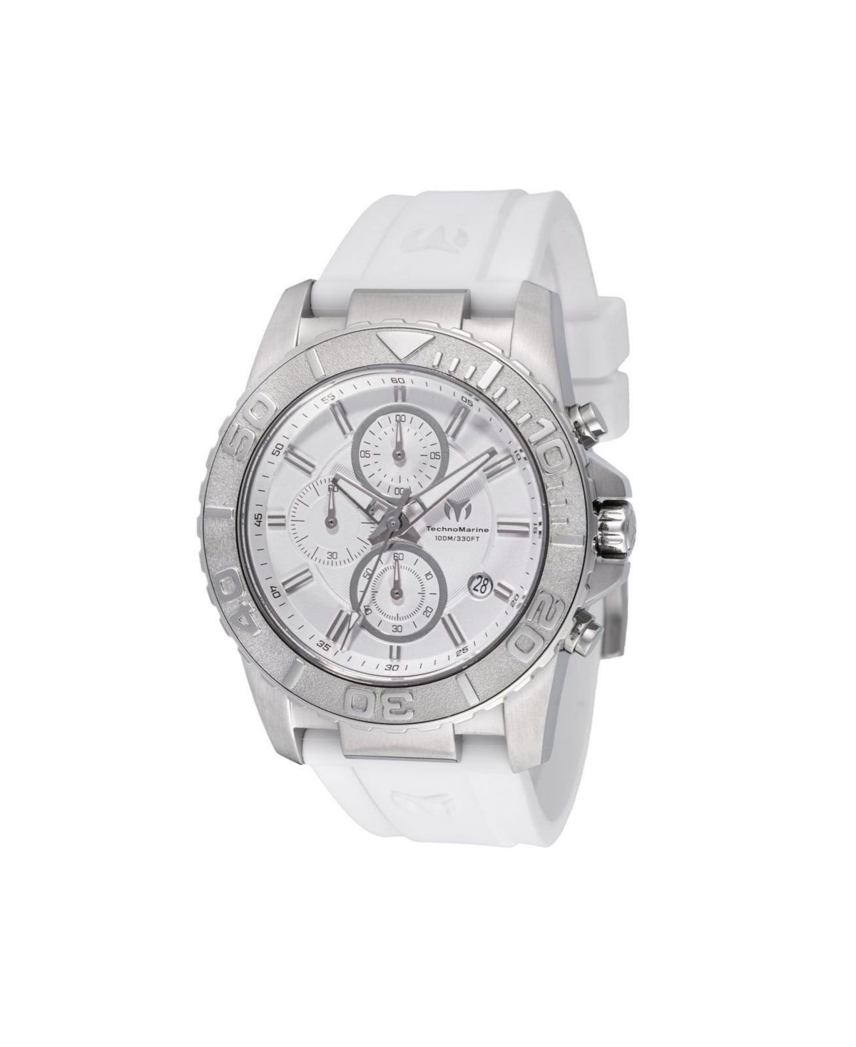 Мужские часы с серебристым циферблатом из морского кварца TM-725006