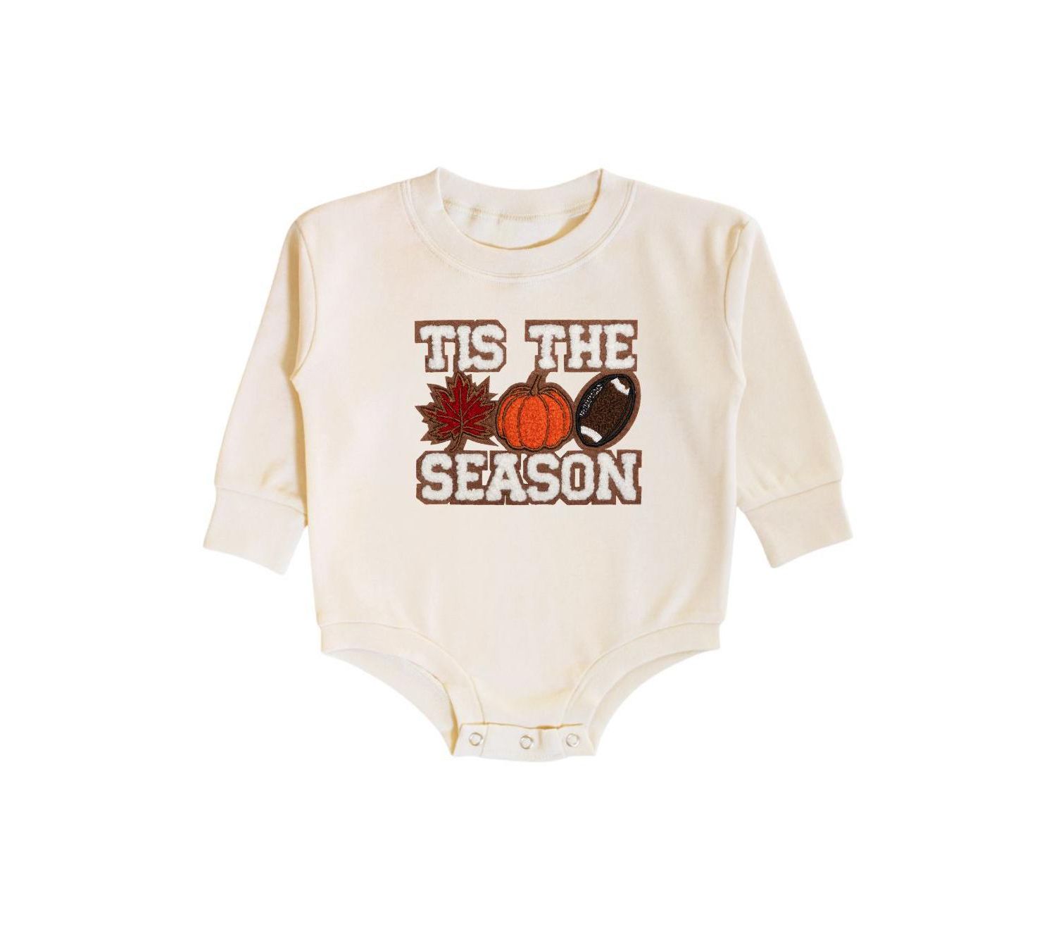 Baby Boys Tis The Season Pumpkin Patch Long Sleeve Romper