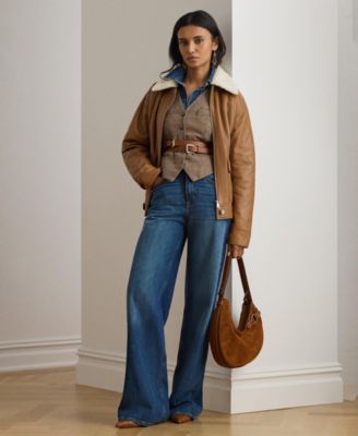 Women's Faux Shearling Trim Jacket