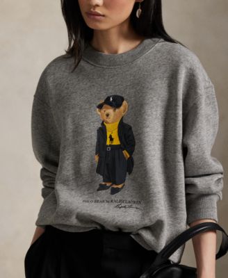Women's Polo Bear Fleece Crewneck Sweatshirt