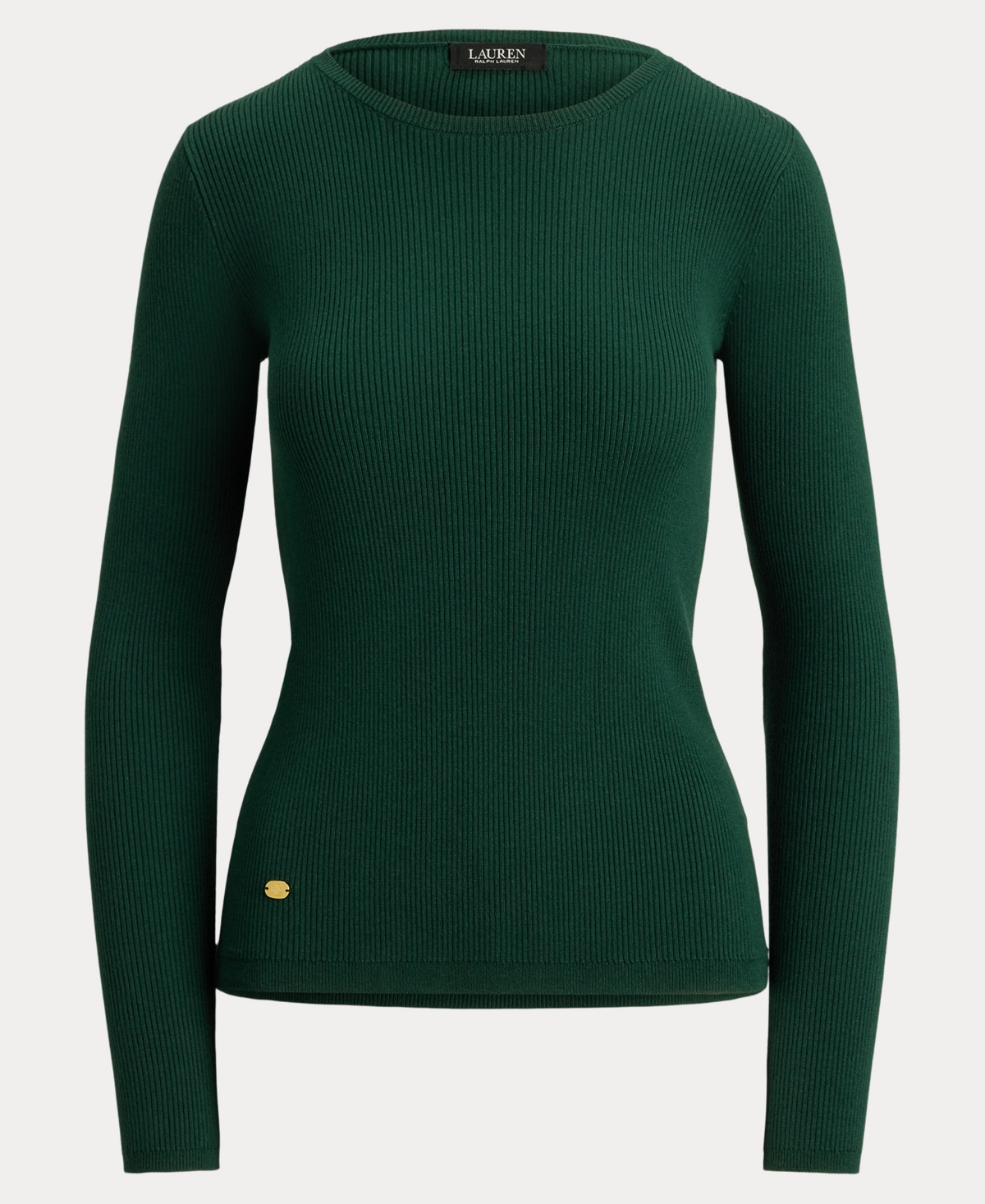 Ralph Lauren Stretch Cotton Long-sleeve Tee In Green
