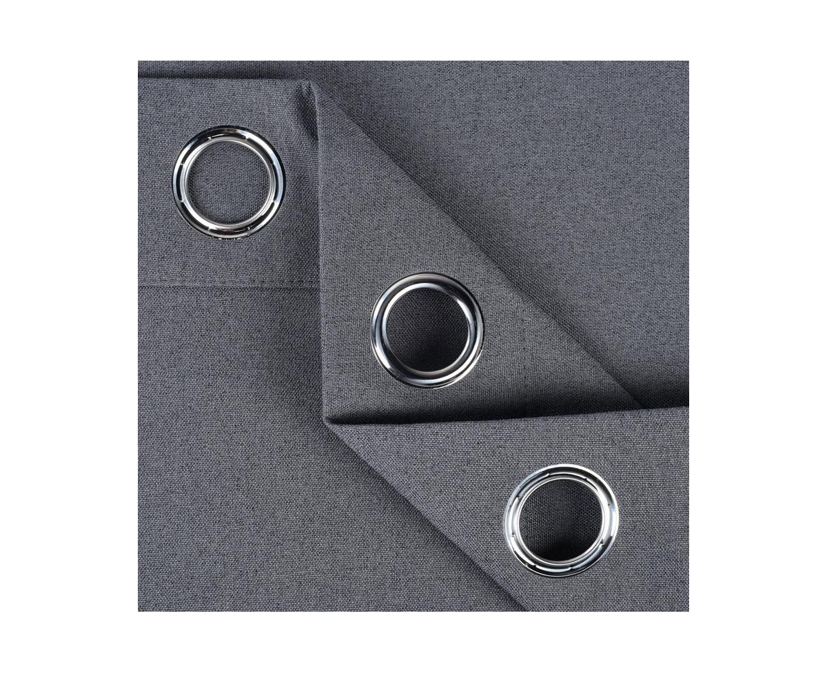 Superior Neal 100% Blackout Solid Machine Washable Curtains, Set of 2 Panels